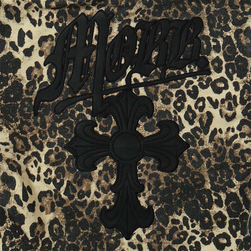 CROSS LEOPARD ACTIVE JACKET -BEIGE-