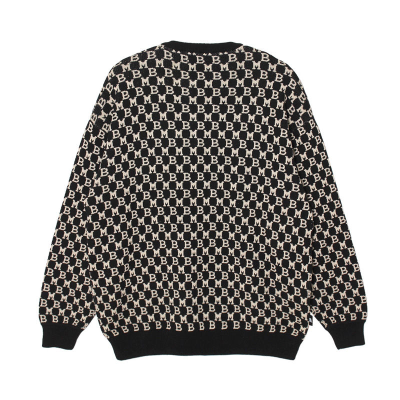 MONOGRAM KNIT -BLACK-
