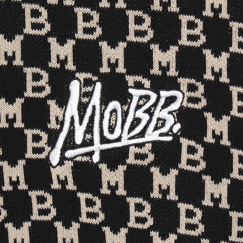 MONOGRAM KNIT -BLACK-