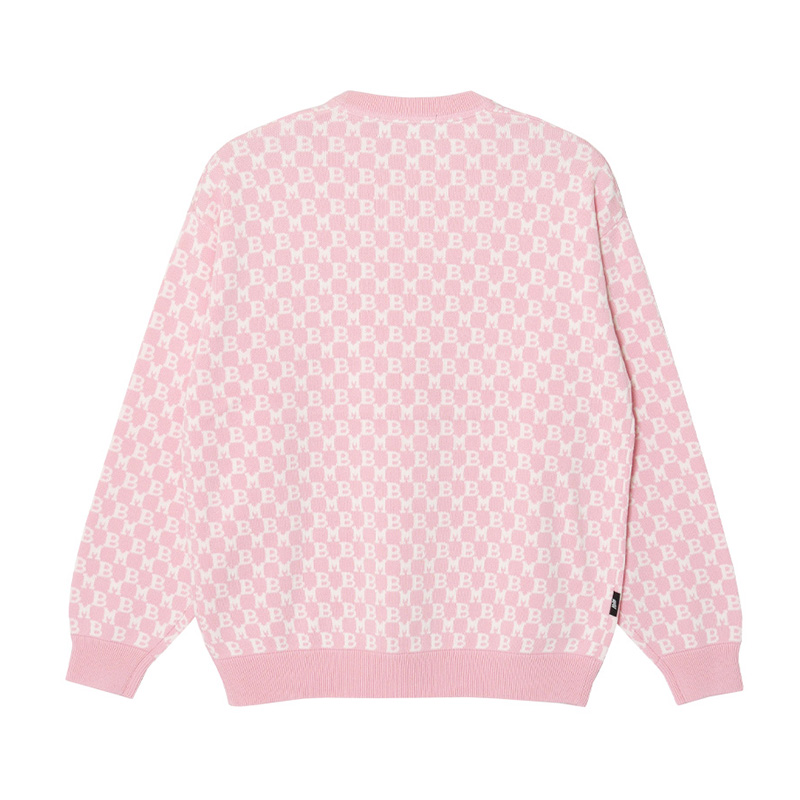 MONOGRAM KNIT -PINK-