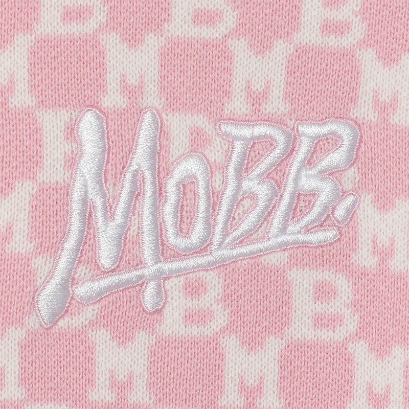 MONOGRAM KNIT -PINK-