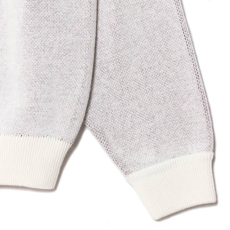 HEART DRIP KNIT -WHITE-