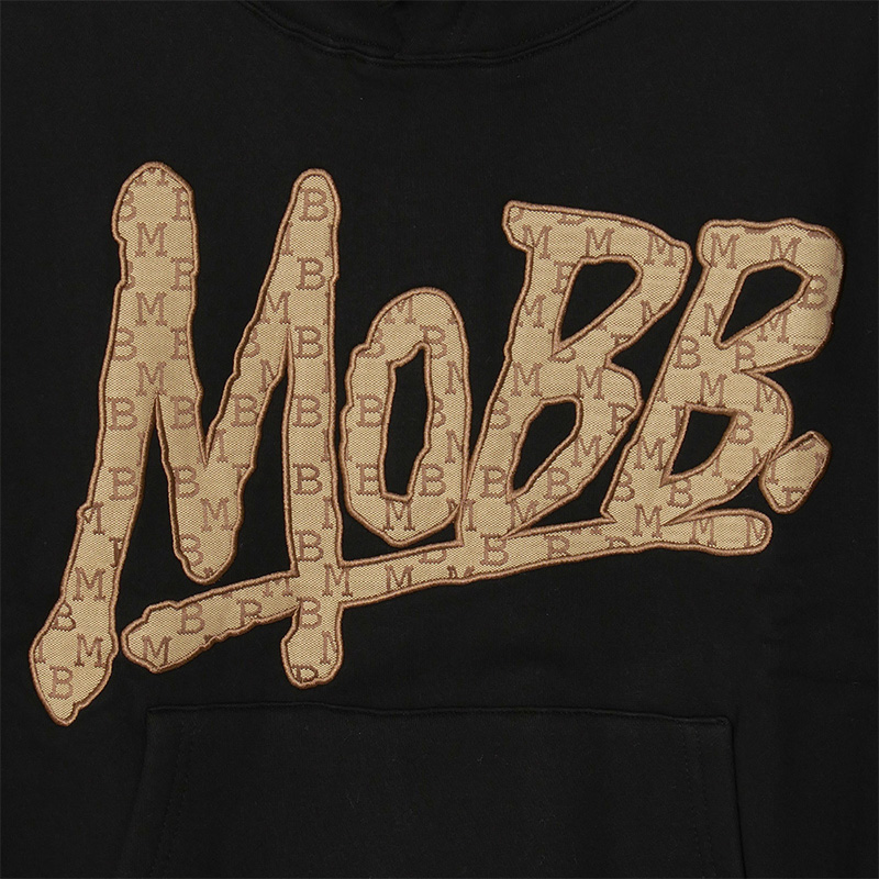 MONOGRAM JACQUARD OG HOODIE -BLACK-