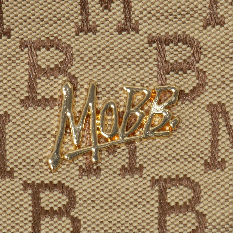 MONOGRAM JACQUARD  TRACK PANTS -BEIGE-