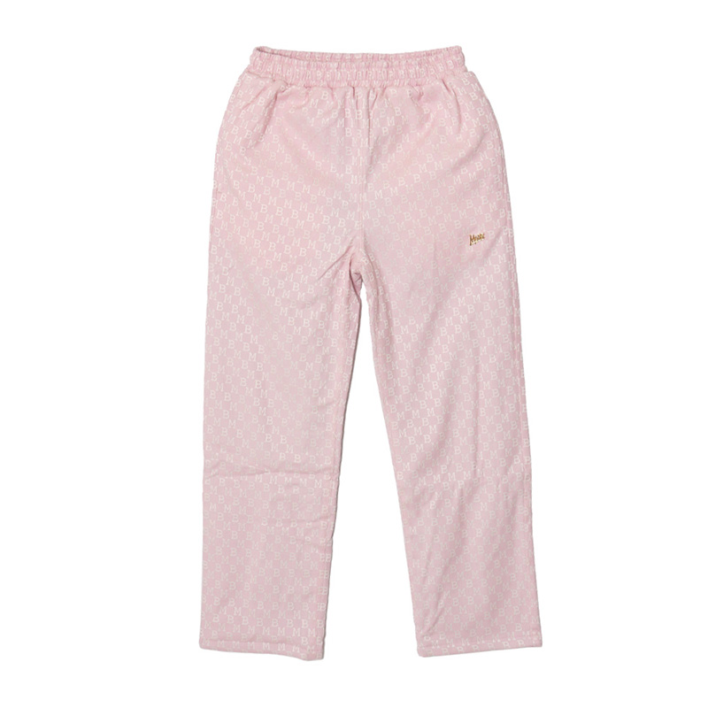 MONOGRAM JACQUARD  TRACK PANTS -PINK-