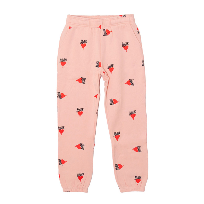 HEART DRIP PATTERN PANTS -PINK-