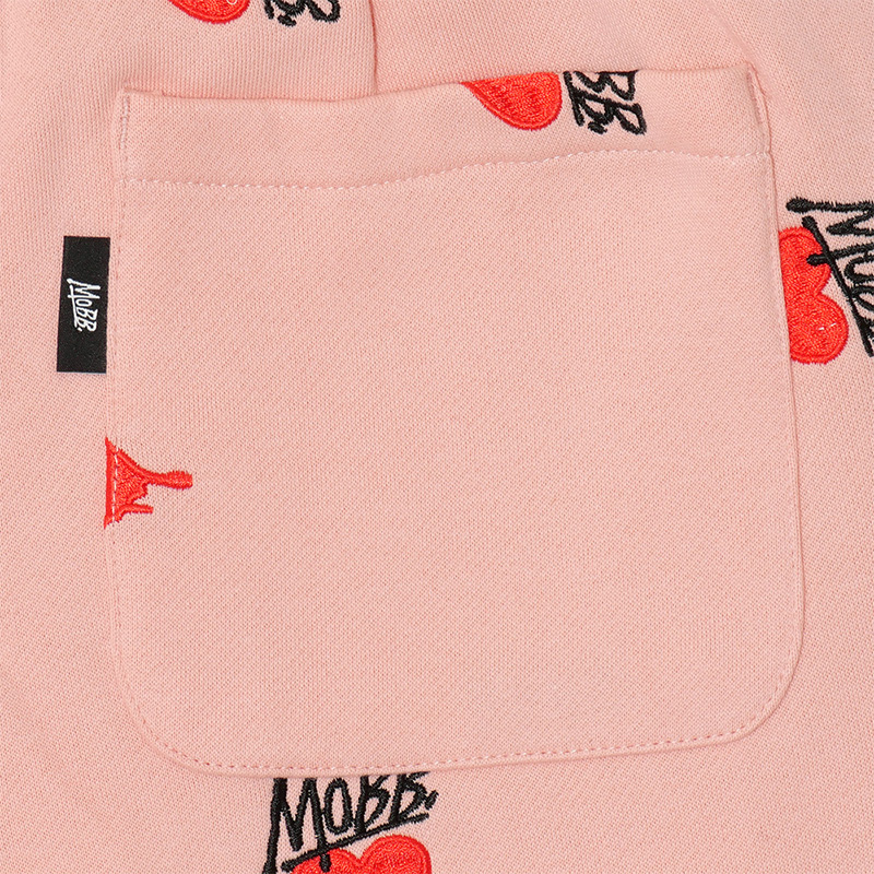 HEART DRIP PATTERN PANTS -PINK-
