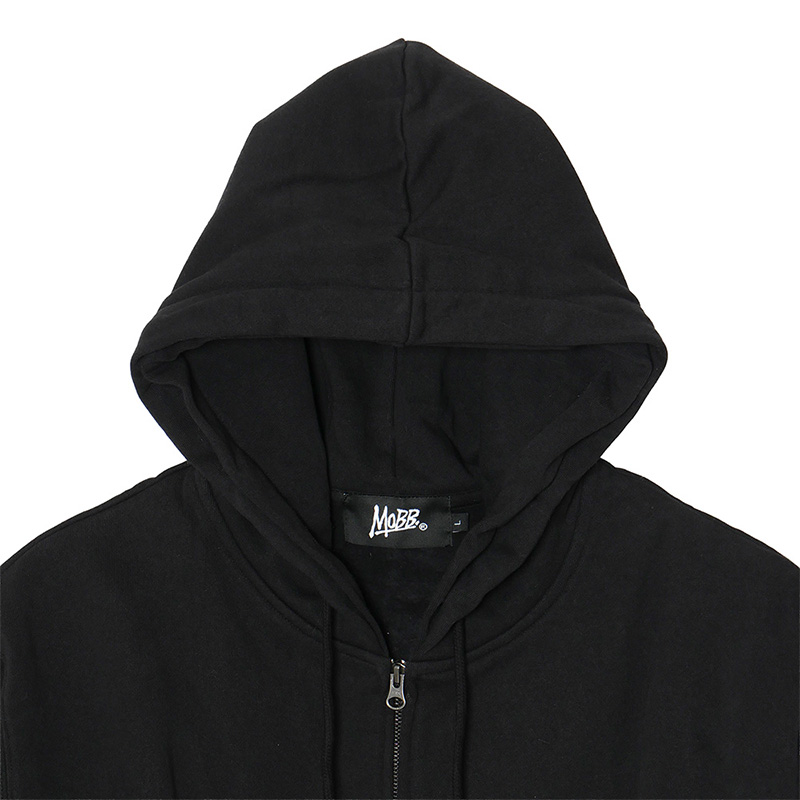 OG MAGNUM FUR ZIP HOODIE -BLACK-