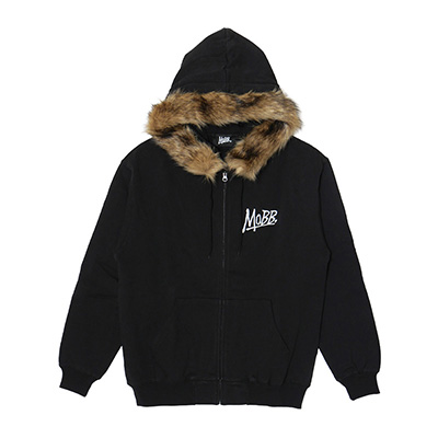 OG MAGNUM FUR ZIP HOODIE -BLACK-(XL)