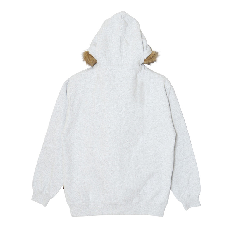 OG MAGNUM FUR ZIP HOODIE -GREY-