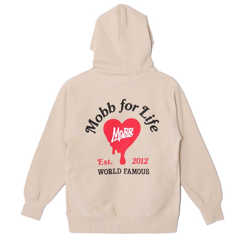 MOBB FOR LIFE HOODIE -BEIGE-