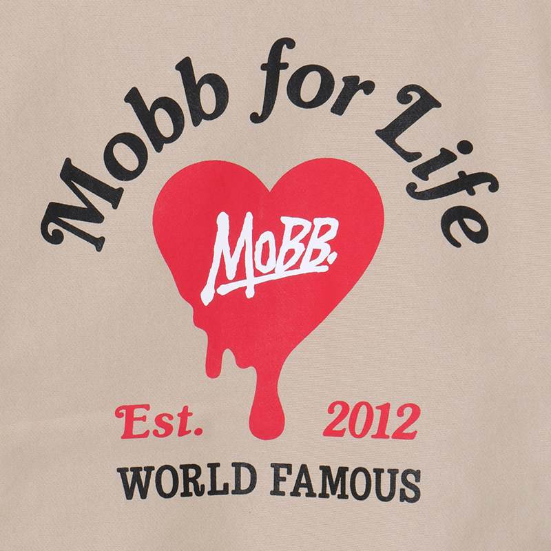 MOBB FOR LIFE HOODIE -BEIGE-