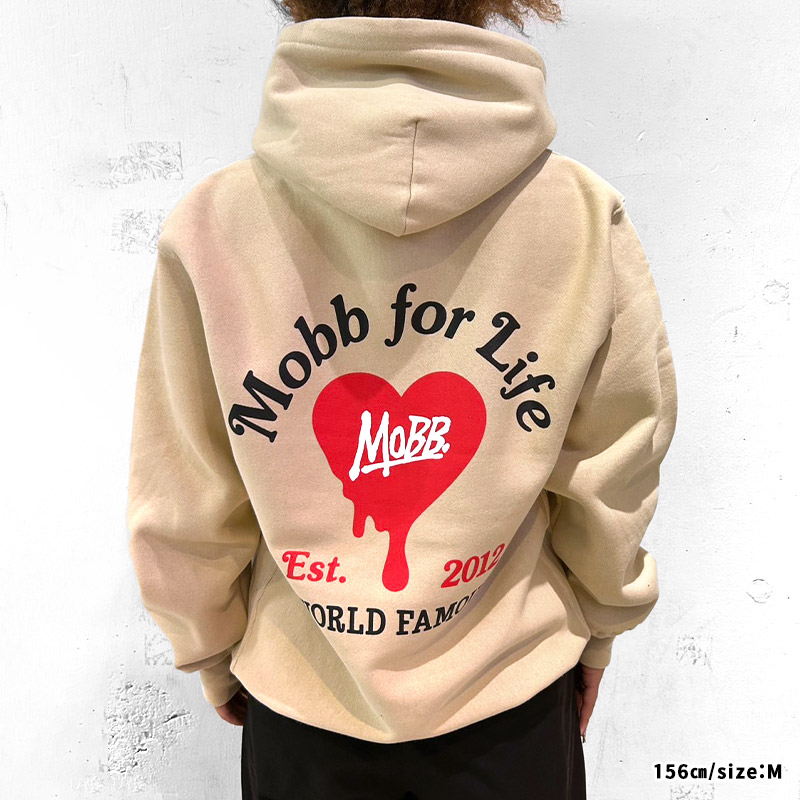 MOBB FOR LIFE HOODIE -BEIGE-