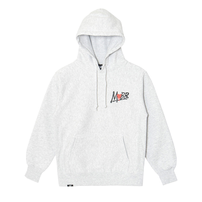 HEART DRIP CAMO HOODIE -GREY-