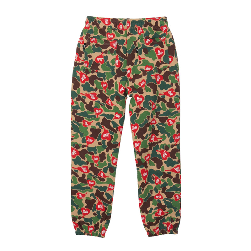 HEART DRIP CAMO PANTS -BEIGE-