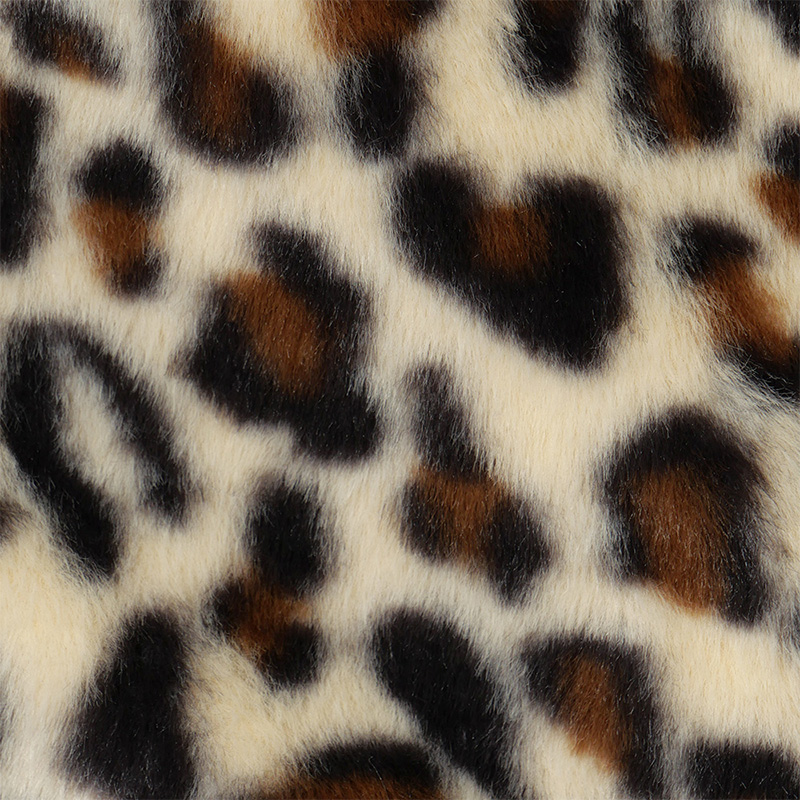 MIRACLE FUR ZIP HOODIE -LEOPARD-