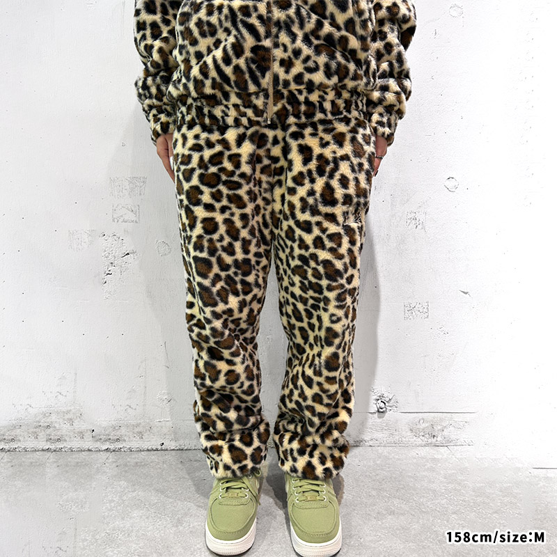 MIRACLE FUR PANTS -LEOPARD-