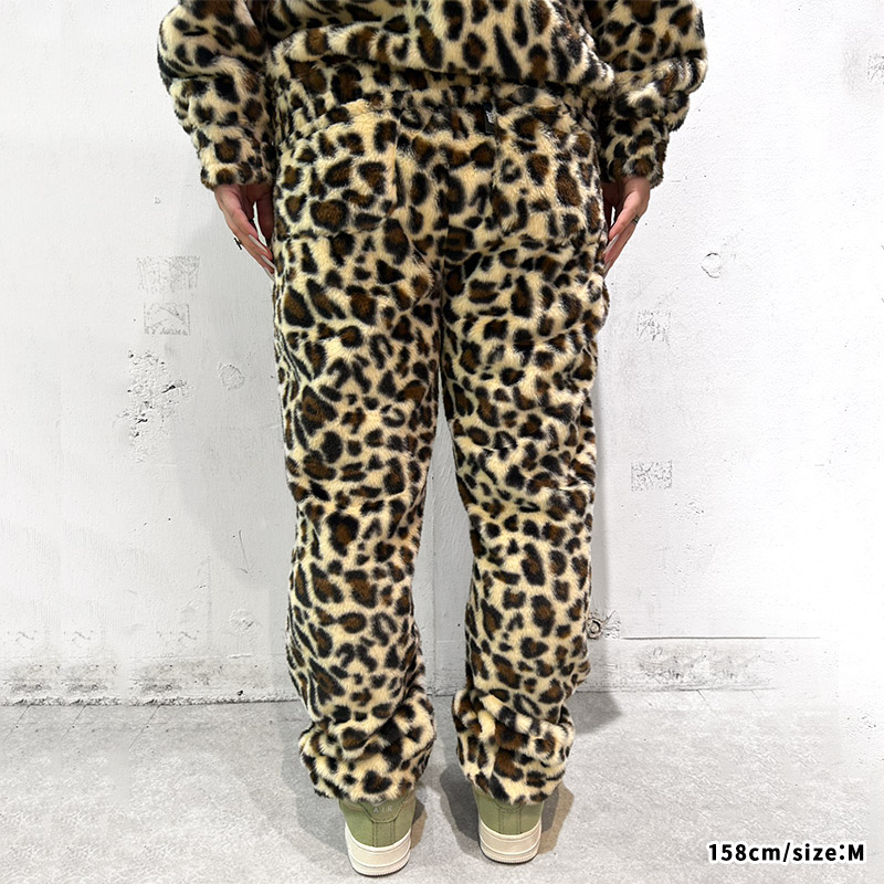MIRACLE FUR PANTS -LEOPARD-