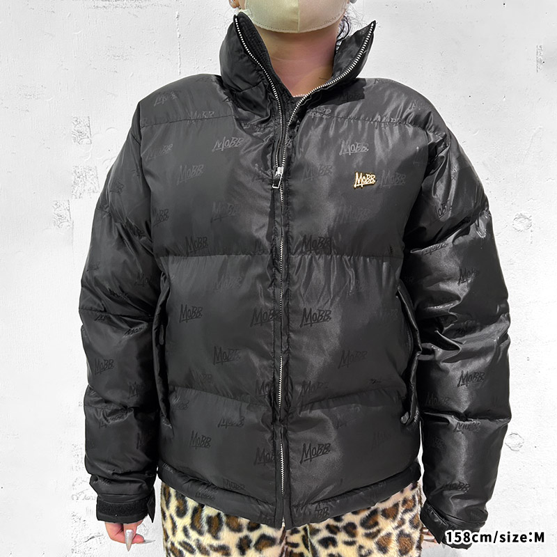OG PUFF JACKET (JACQUARD NYLON) -BLACK-