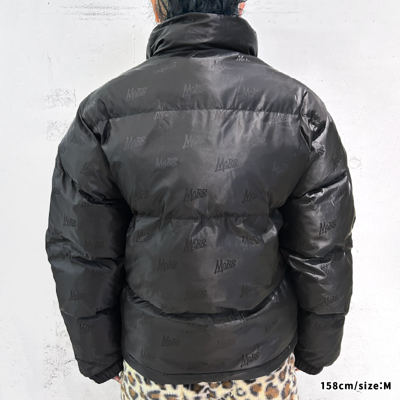 OG PUFF JACKET (JACQUARD NYLON) -BLACK-