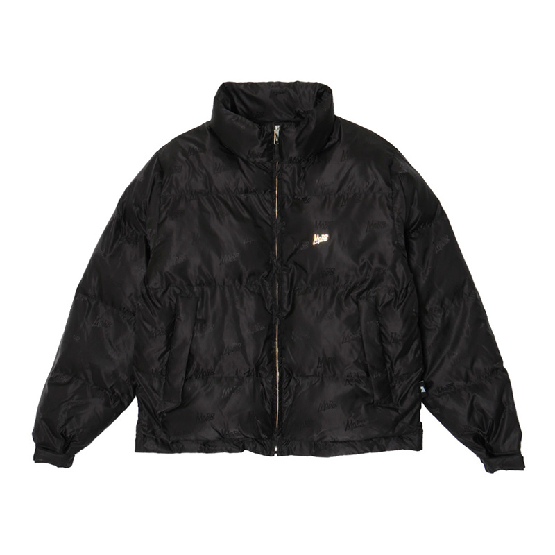 OG PUFF JACKET (JACQUARD NYLON) -BLACK-