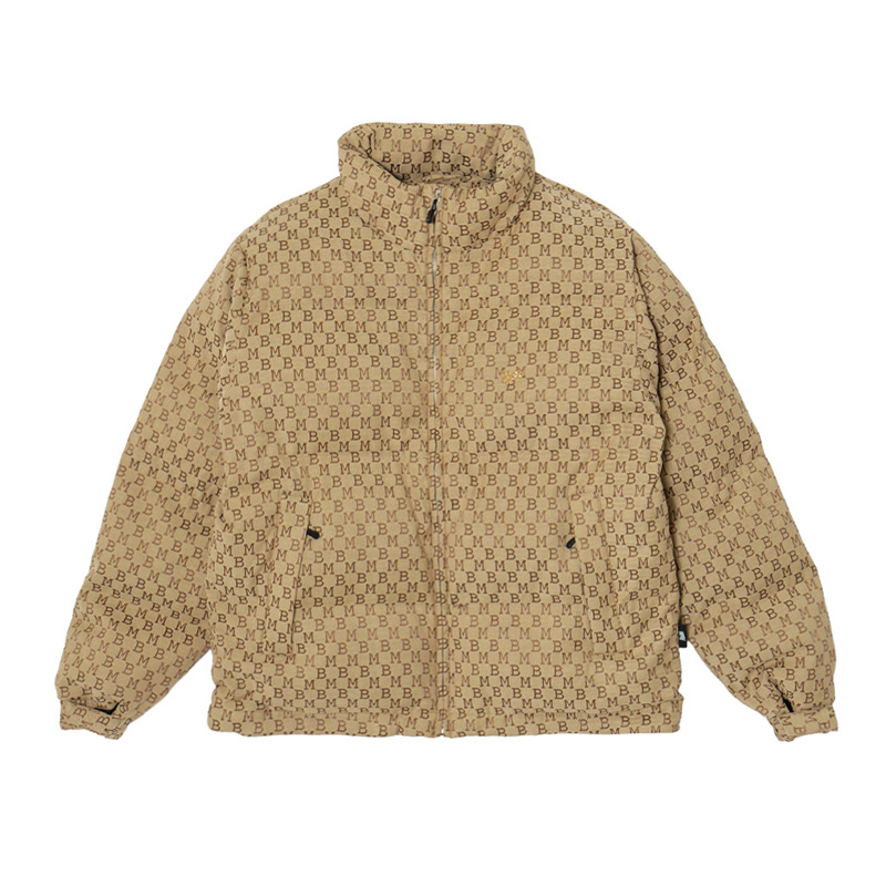 OG PUFF JACKET (MONOGRAM) -BEIGE-