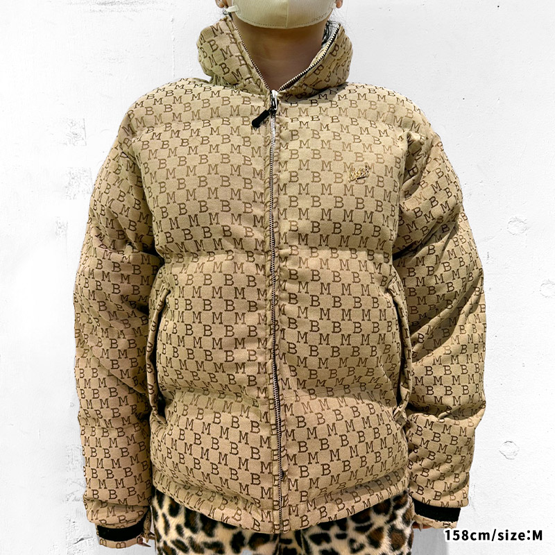OG PUFF JACKET (MONOGRAM) -BEIGE-