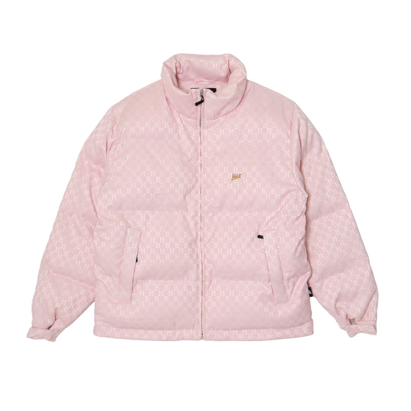OG PUFF JACKET (MONOGRAM) -PINK-