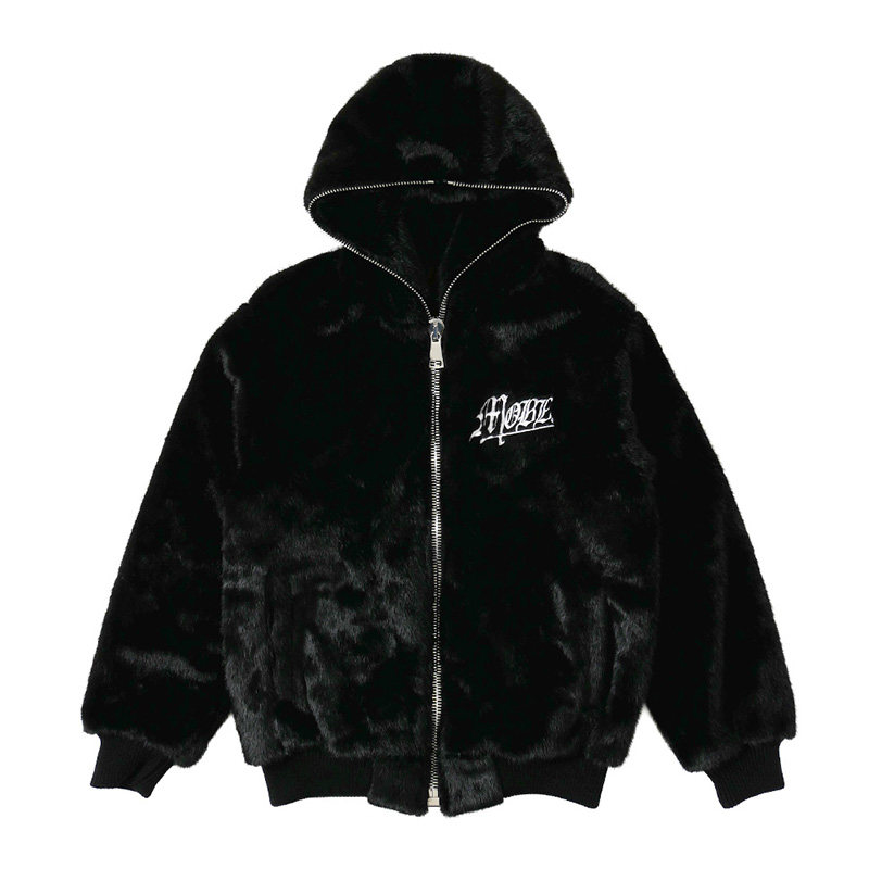 FUR ACTIVE JACKET -BLACK-