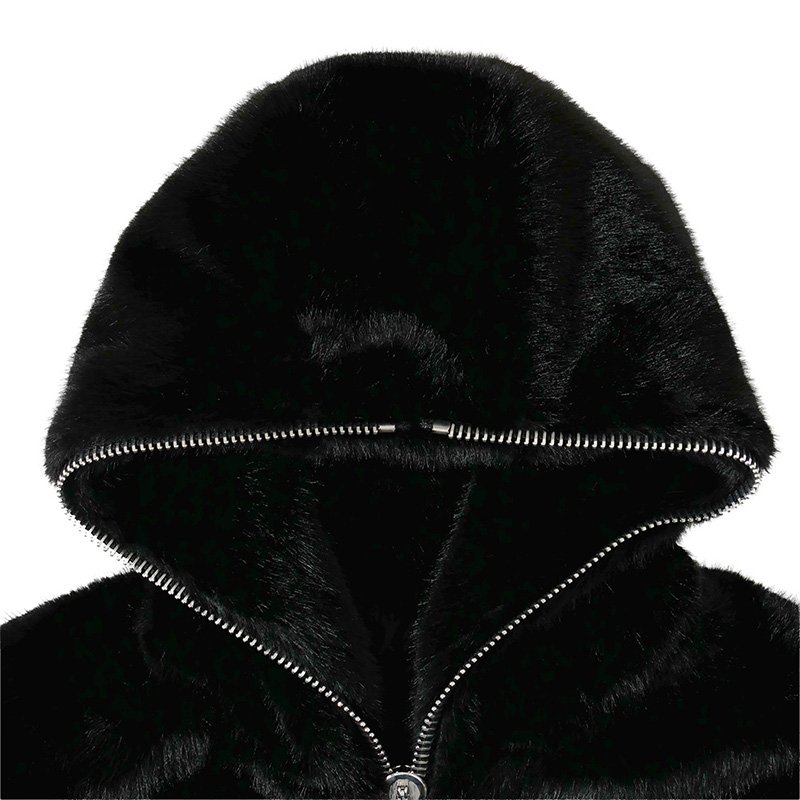 FUR ACTIVE JACKET -BLACK-