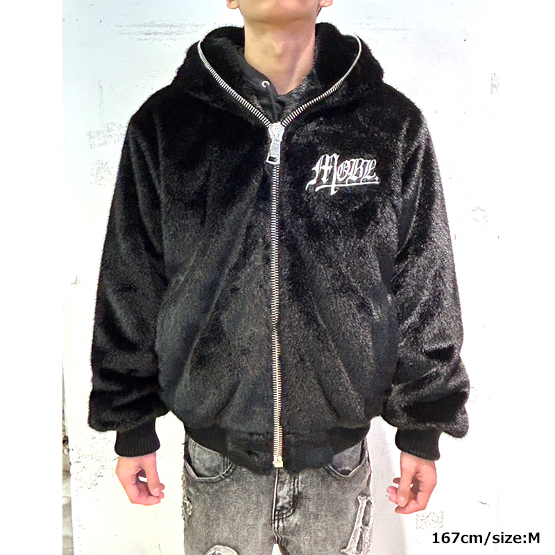 FUR ACTIVE JACKET -BLACK-