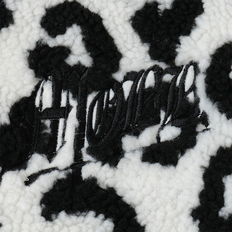 FUR ACTIVE JACKET -BLACK×WHITE-