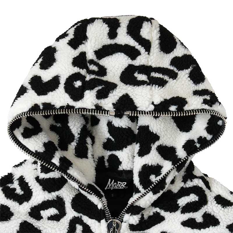 FUR ACTIVE JACKET -BLACK×WHITE-