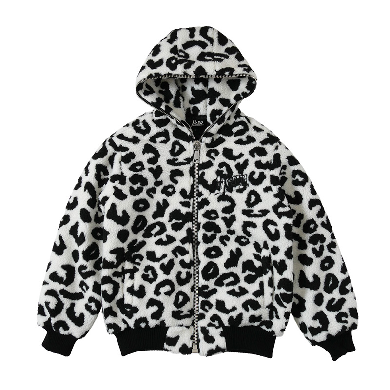 FUR ACTIVE JACKET -BLACK×WHITE-