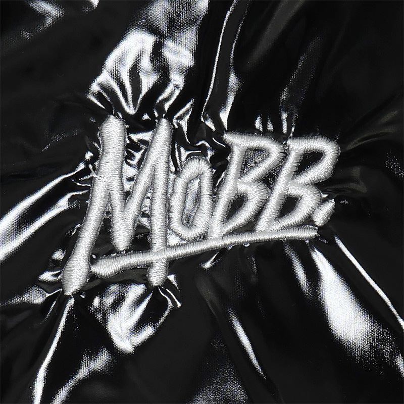 SHINNY DOWN JACKET -BLACK-