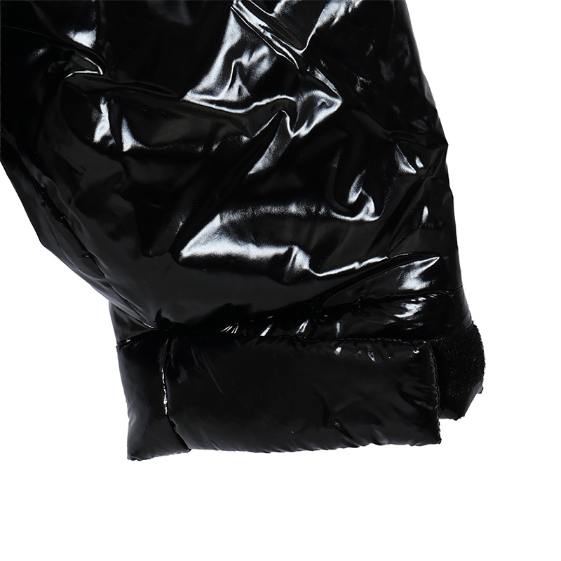 SHINNY DOWN JACKET -BLACK-