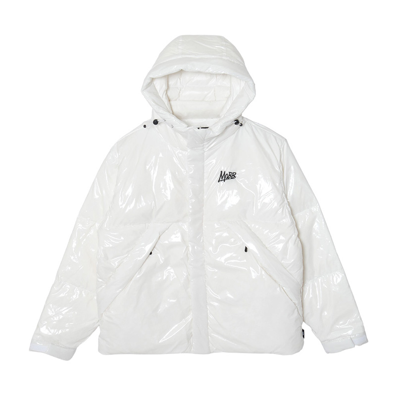 SHINNY DOWN JACKET -WHITE-