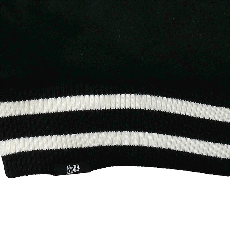 HERAT DRIP STADIUM JACKET -BLACK-