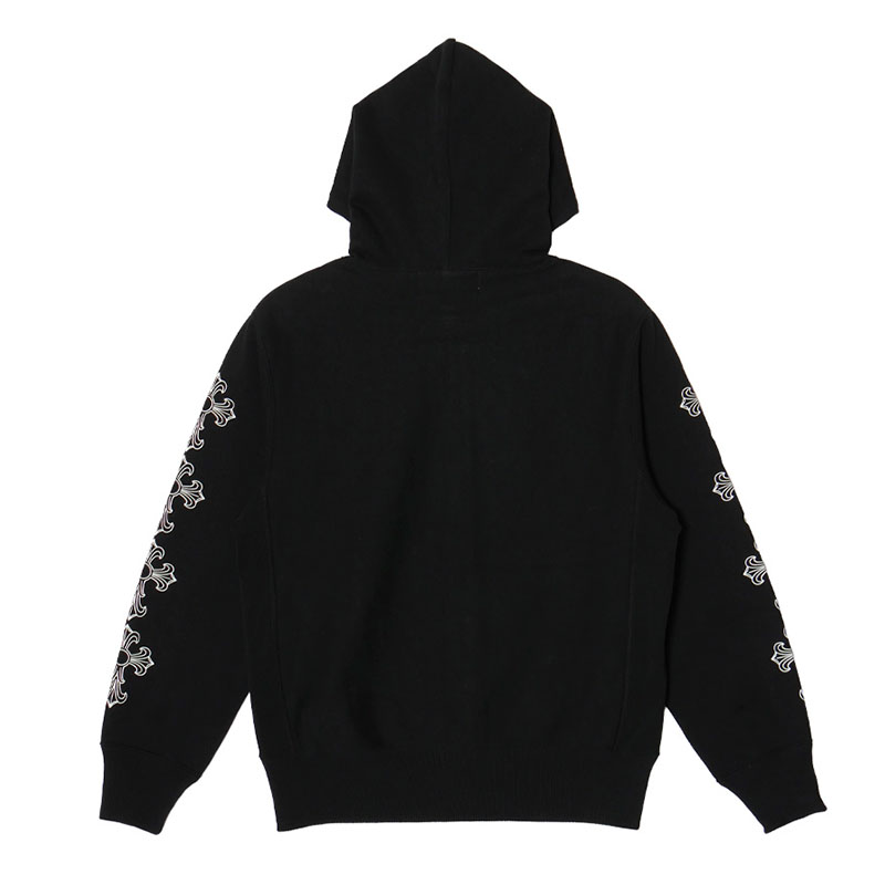 CROSS SLEEVE ZIP HOODIE -BLACK- | WALKIN STORE WEB SHOP
