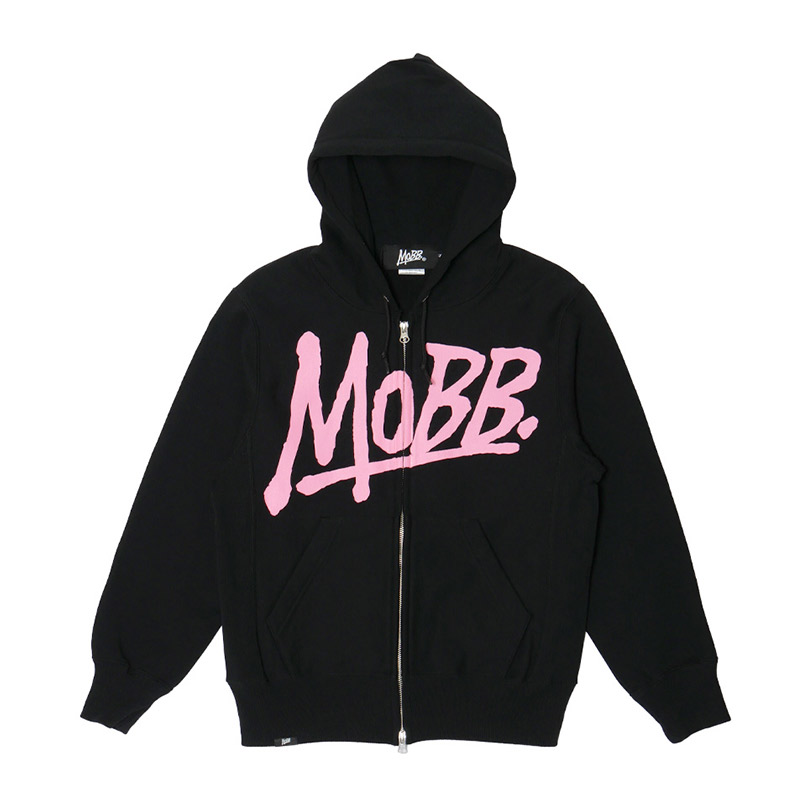 OG ZIP HOODIE -BLACK×PINK-