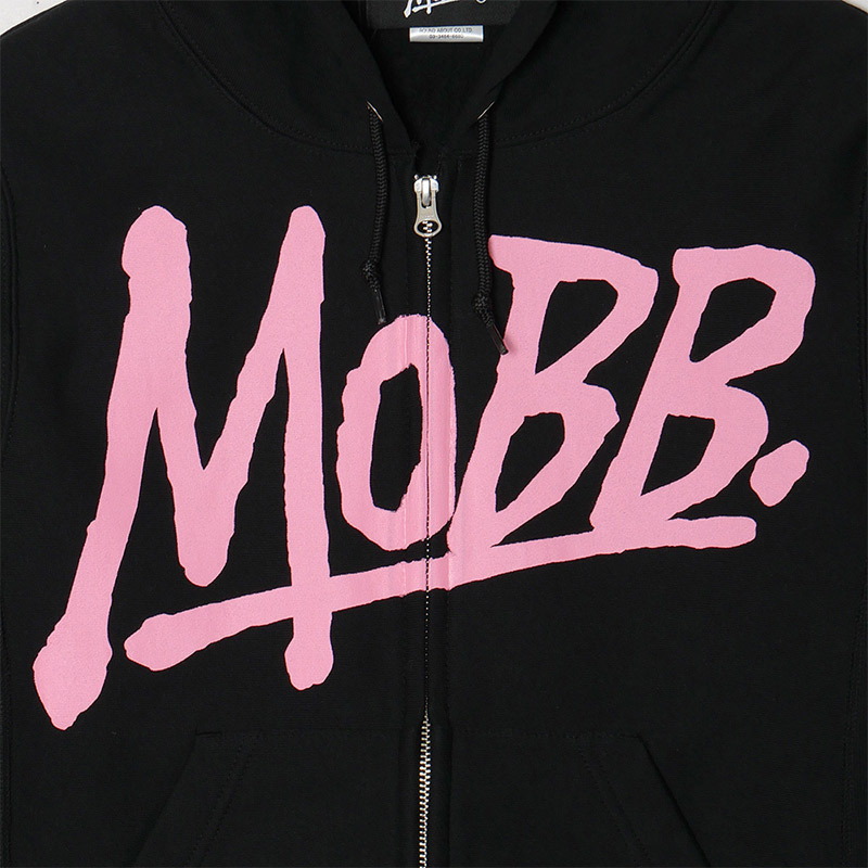 OG ZIP HOODIE -BLACK×PINK-