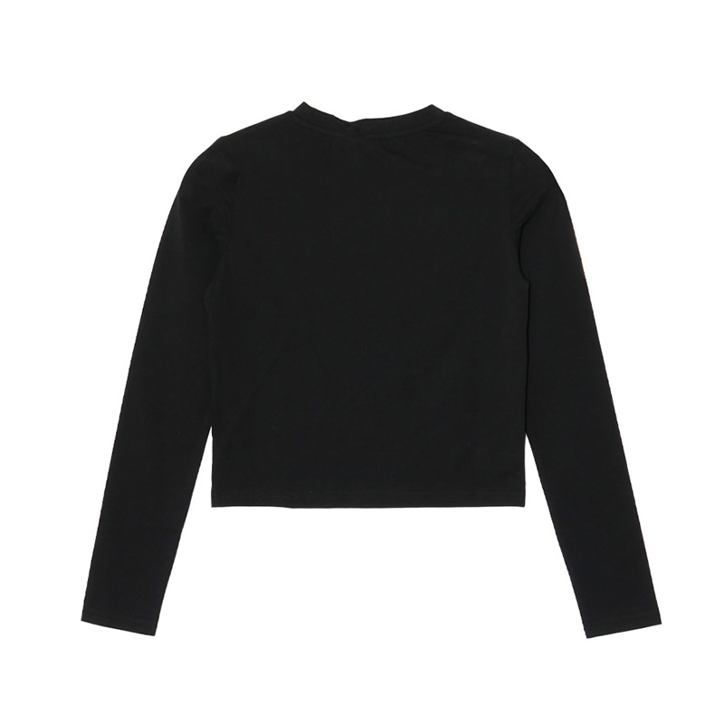 (P)OG L/S T-SHIRT -BLACK- (LADIES)