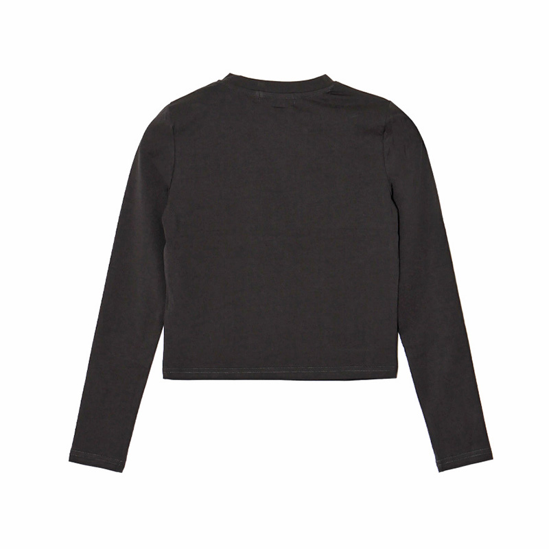 (P)OG L/S T-SHIRT -GREY- (LADIES)