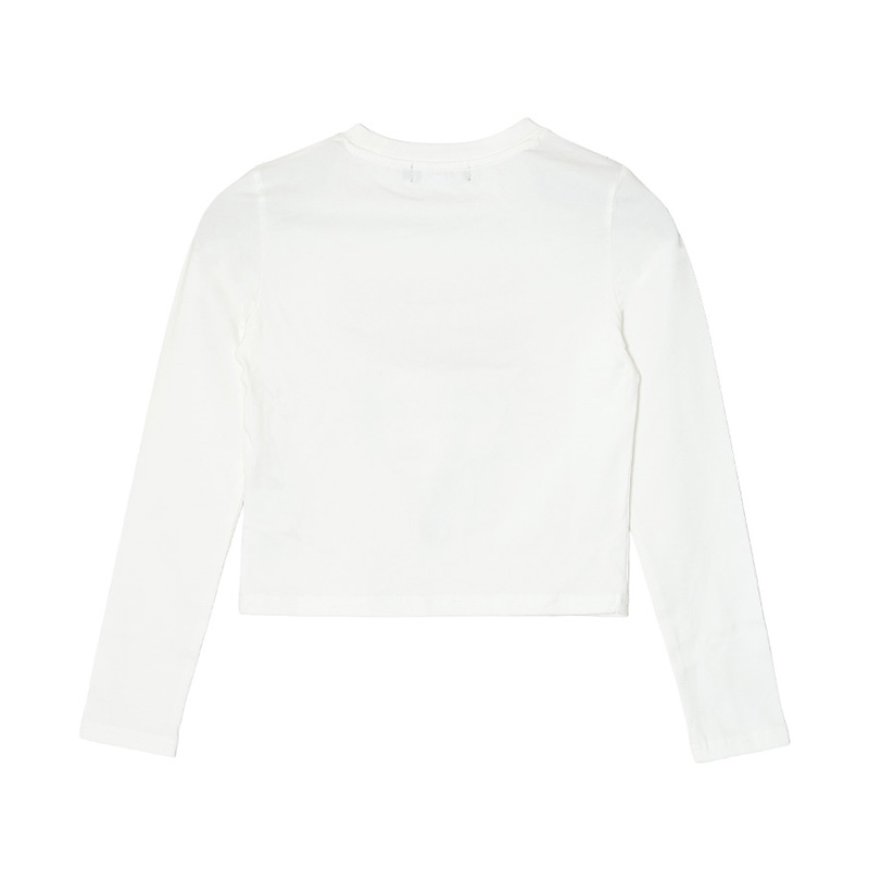 (P)OG L/S T-SHIRT -WHITE- (LADIES)