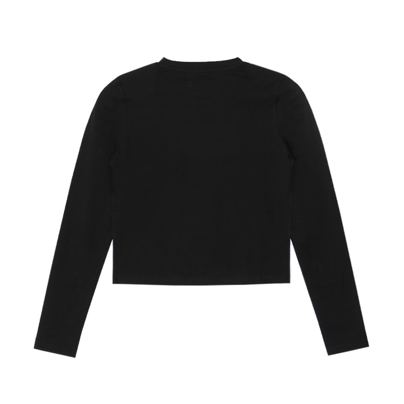 OG RHINESTONE L/S T-SHIRT -BLACK- (WOMEN)