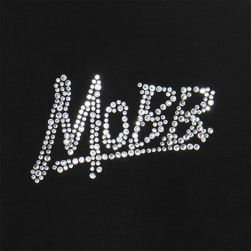 OG RHINESTONE L/S T-SHIRT -BLACK- (WOMEN)