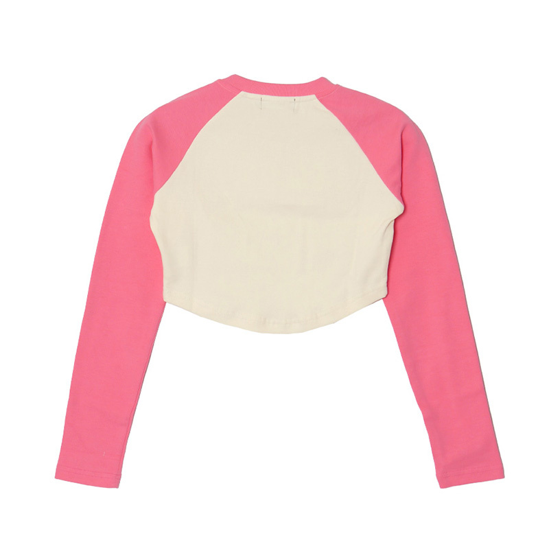 OG RAGLAN L/S SHIRT -PINK-(WOMEN)