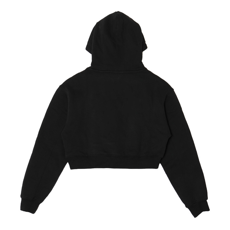 OG STONE CROPPED HOODIE -BLACK- (LADIES)