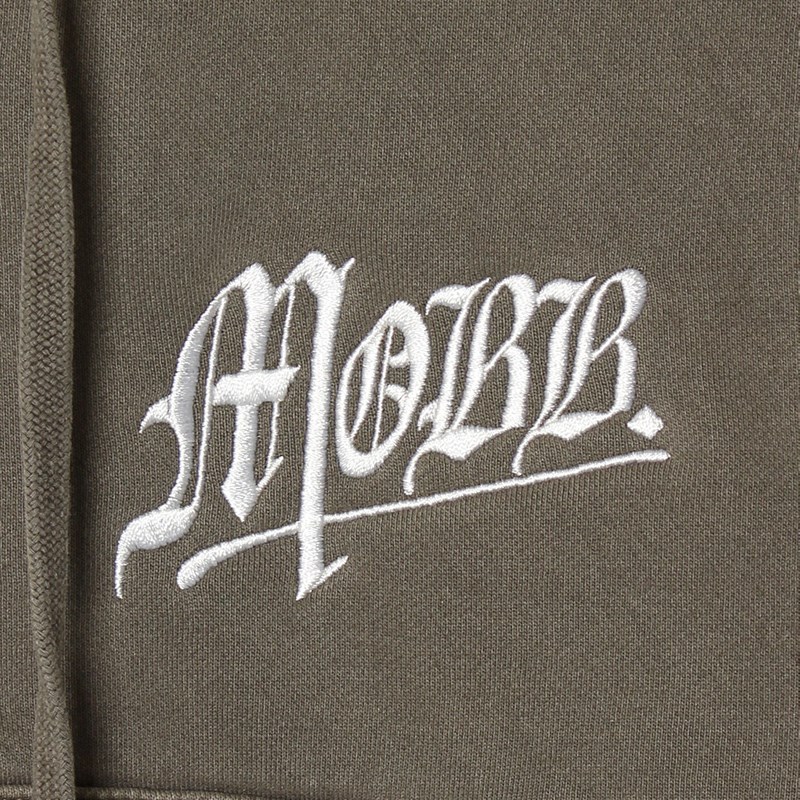 OLD OG PIGMENT ZIP HOODIE -BROWN- (LADIES)