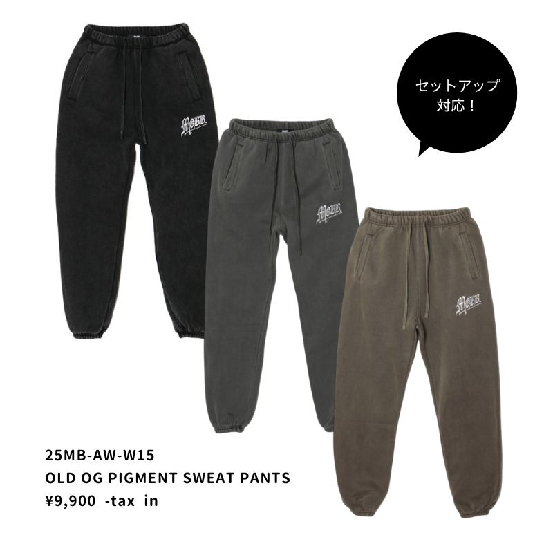 OLD OG PIGMENT ZIP HOODIE -GREY- (LADIES)